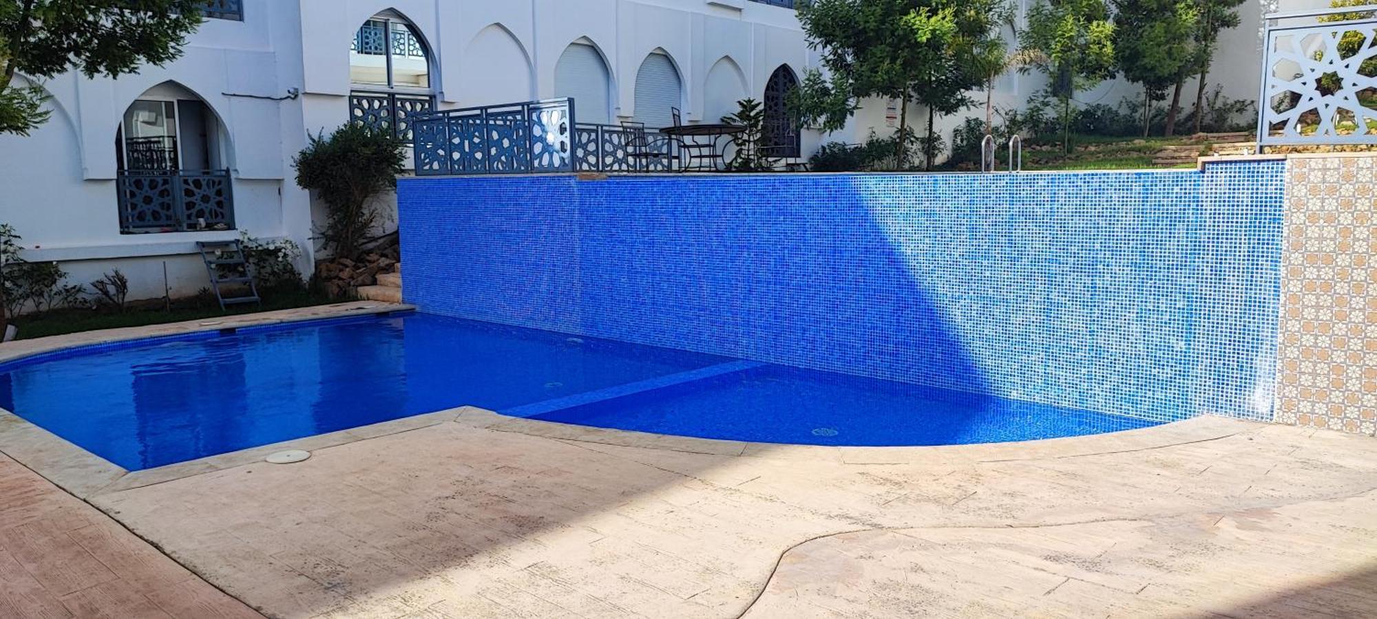 Magnifique Appartement De Standing A Tanger Avec Vue Sur Mer Et Acces Piscine Exteriör bild